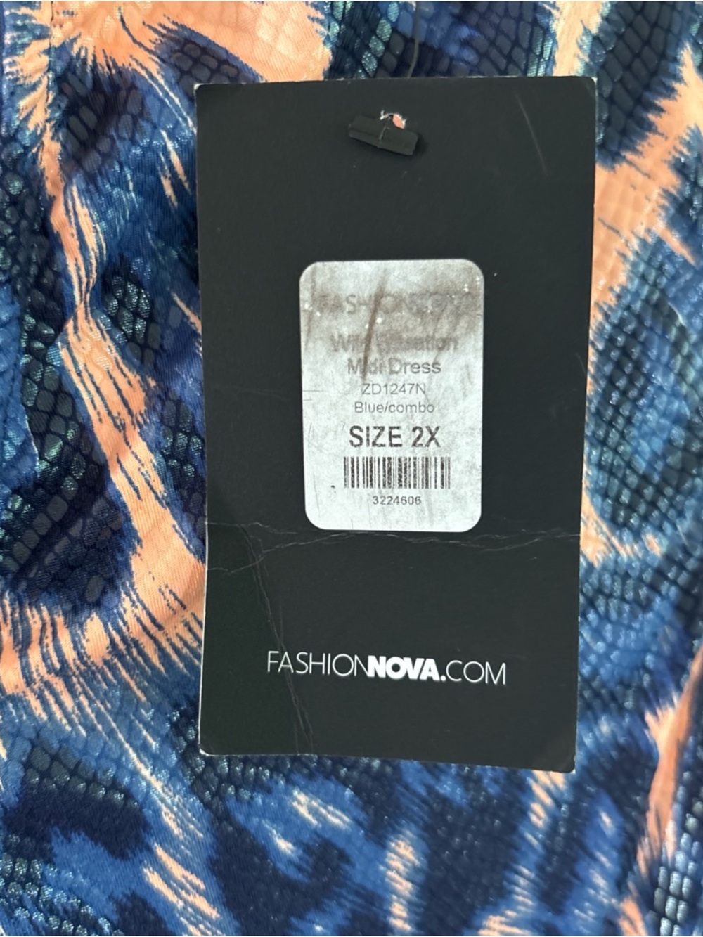 Fashion Nova Slitsation Midi Dress - Picture 3 of 5